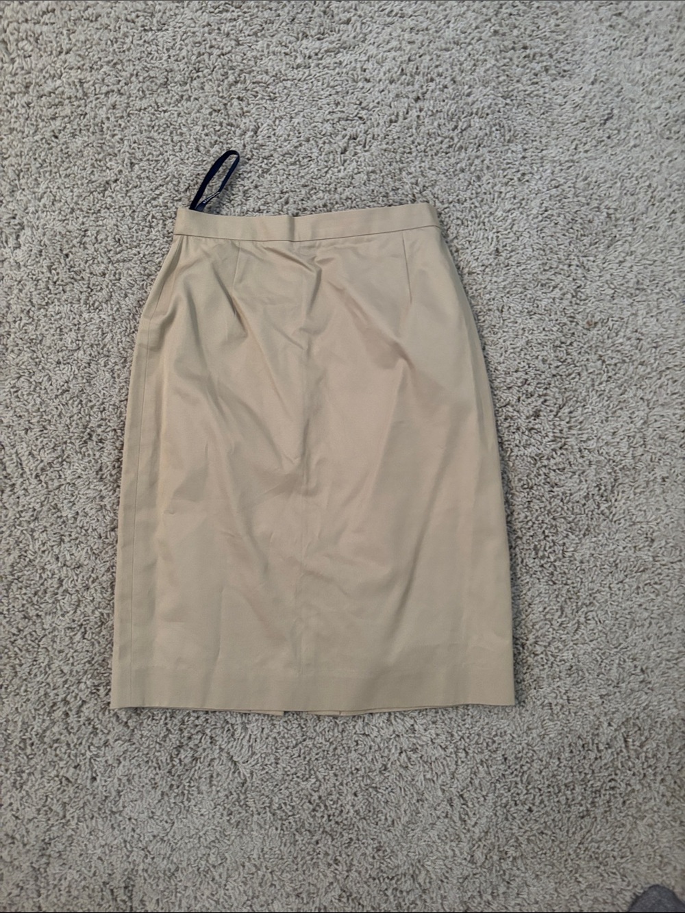 Burberry Beige Tailored Pencil Skirt